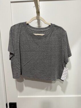 Urban Outfitters Gray Crop T-shirt